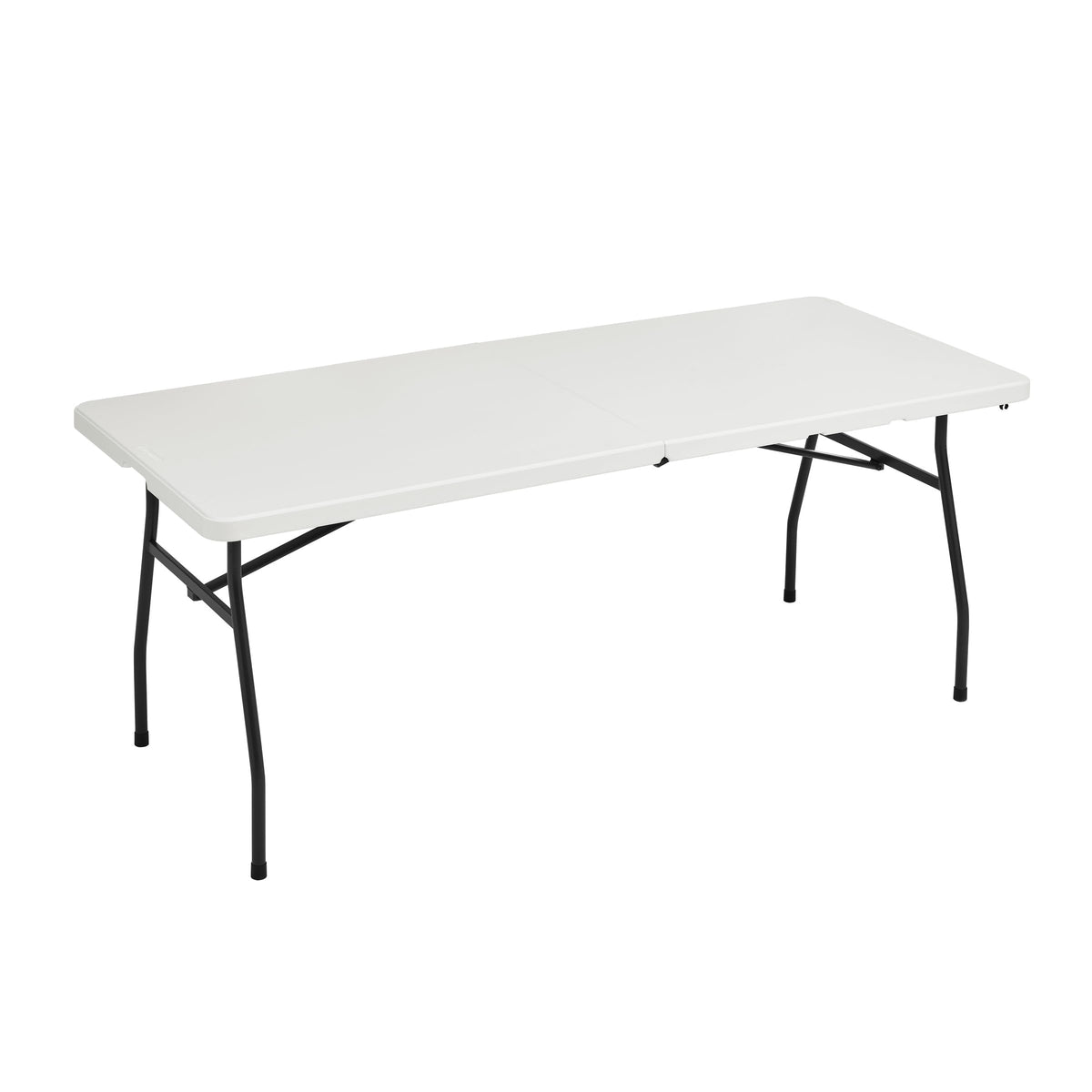 Heavy Duty Portable Folding Table, 6 ft, White P150851