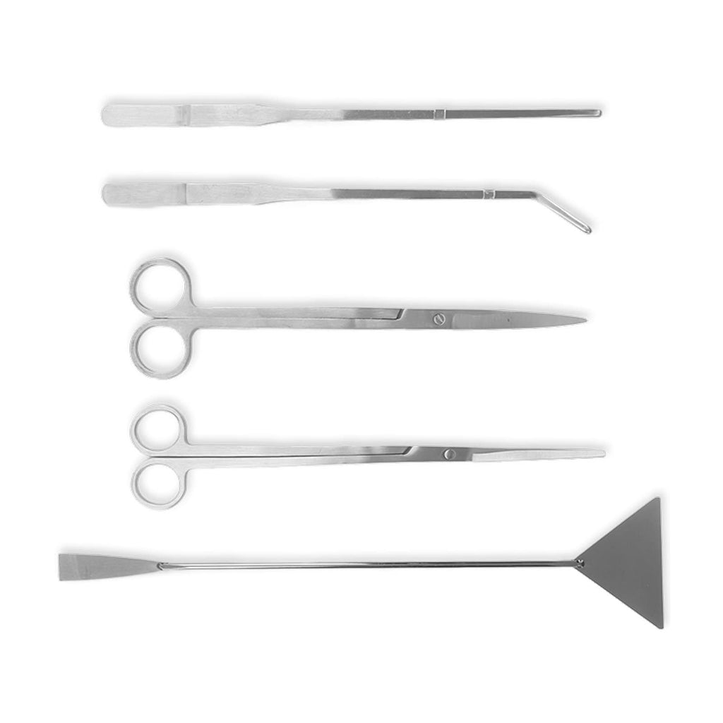 Stainless Steel 5 in 1 Aquarium Plant Tools Set E4956
