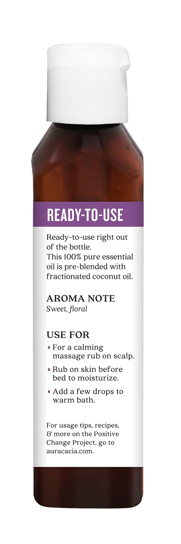 Lavender Essential Oil in Fractionated Coconut Oil 4 fl. oz. F281413