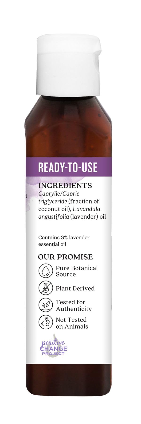 Lavender Essential Oil in Fractionated Coconut Oil 4 fl. oz. F281413