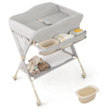 Portable Foldable Baby Changing Table with Wheels S931081
