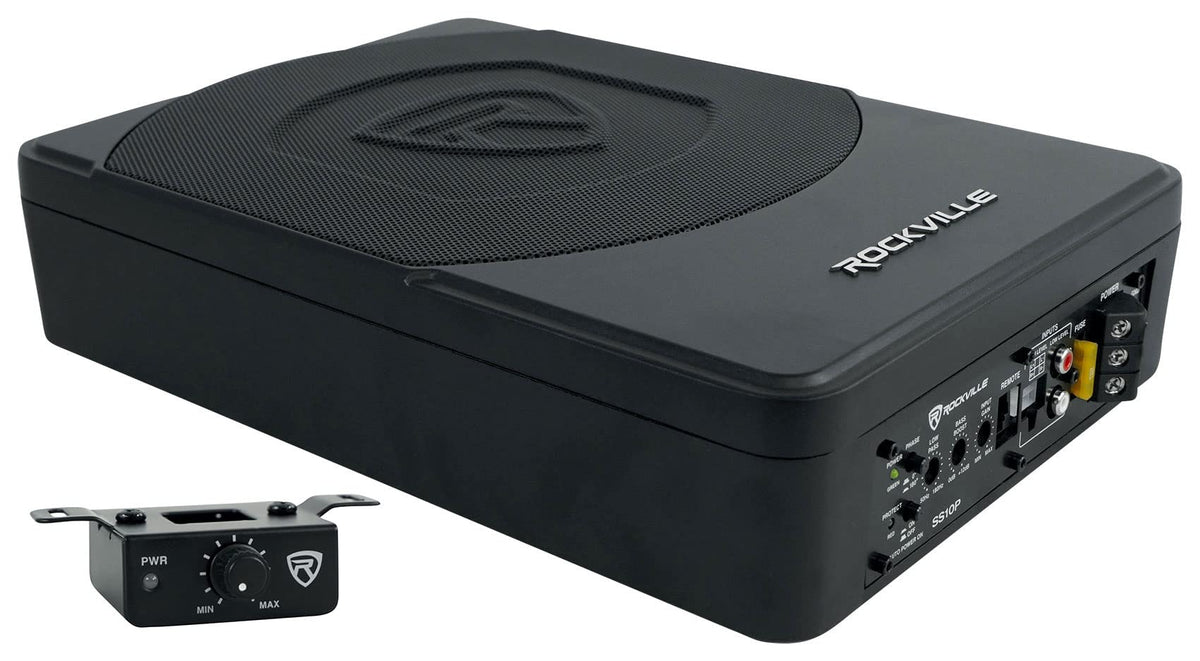 10" Slim Under-Seat Powered Car Subwoofer Y1169