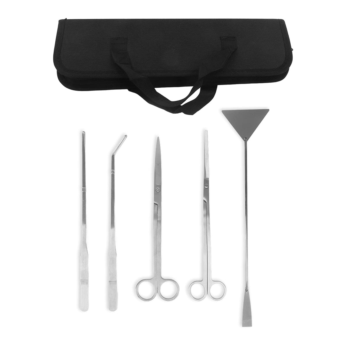 Stainless Steel 5 in 1 Aquarium Plant Tools Set E4956