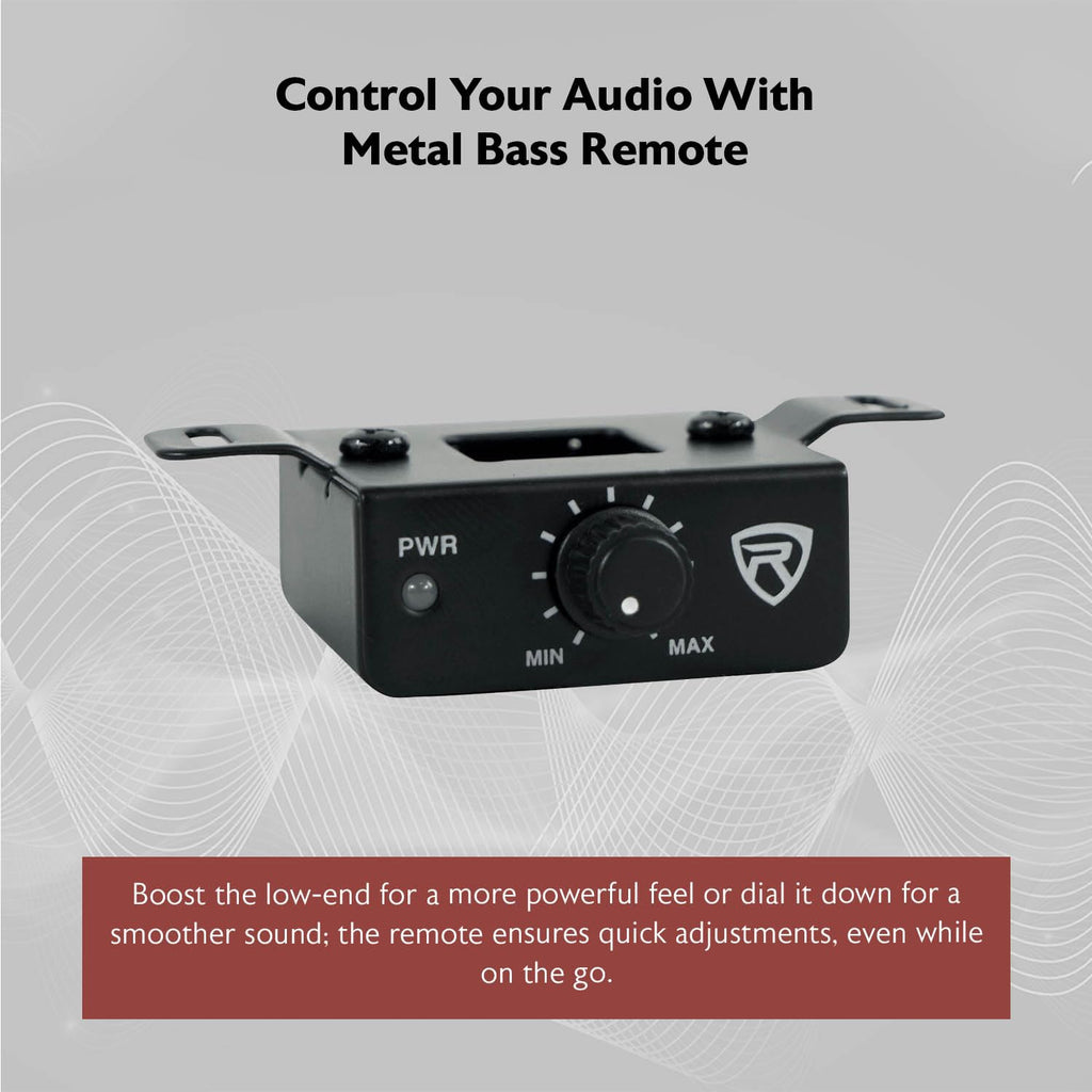 10" Slim Under-Seat Powered Car Subwoofer Y1169
