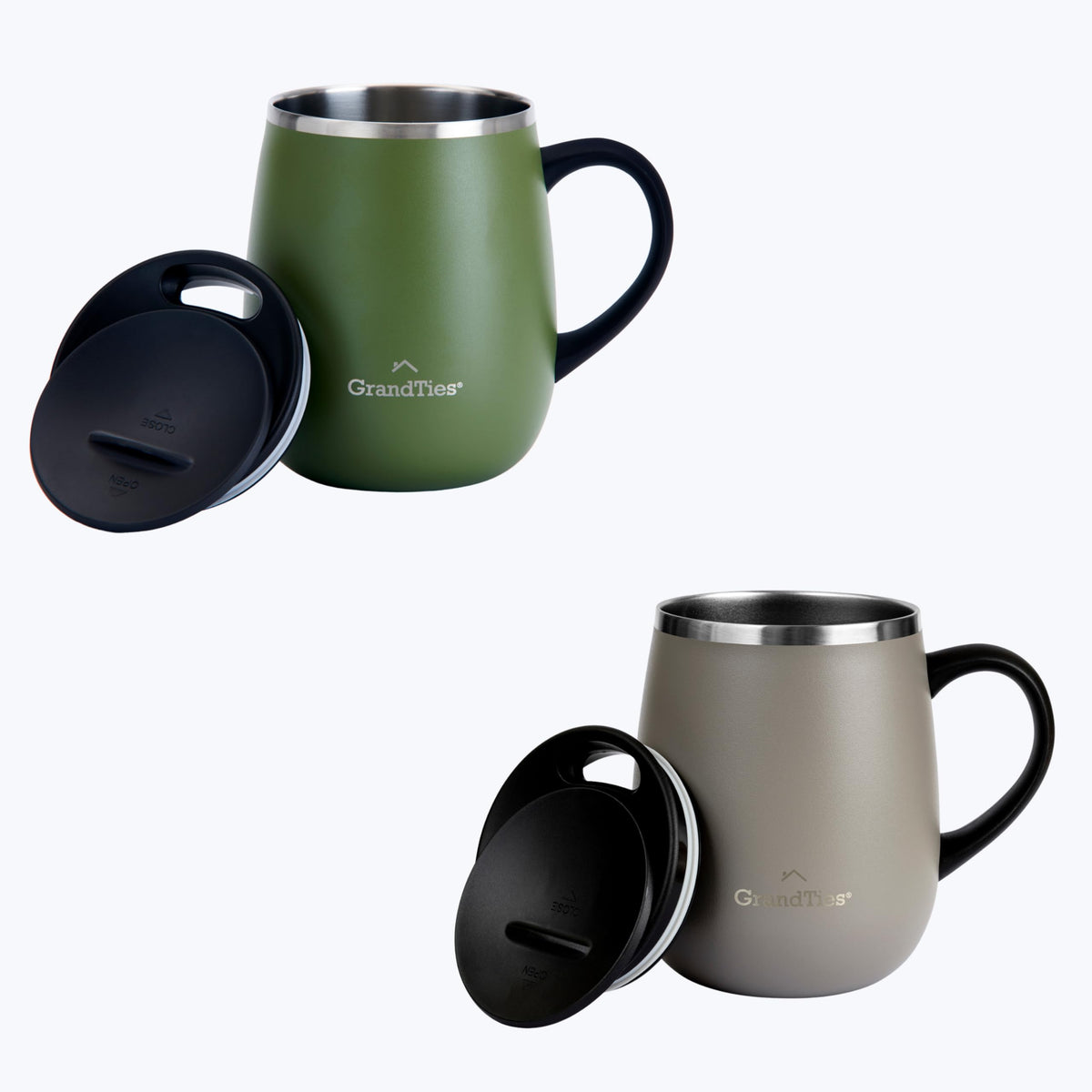 16 oz Insulated Stainless Steel Coffee Mug 2-Pack B944718