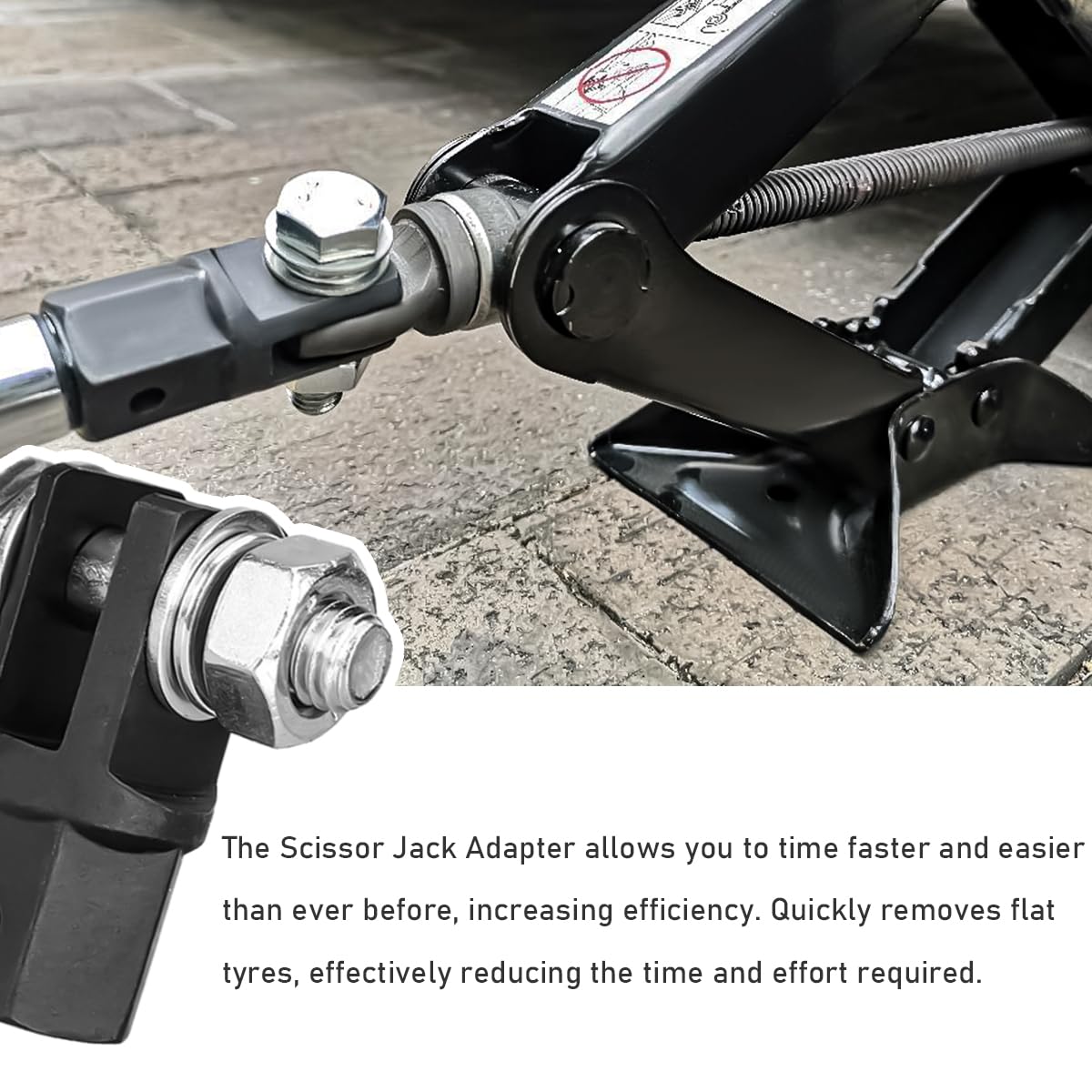 Scissor Jack Adapter for 1/2" Impact Wrench I772