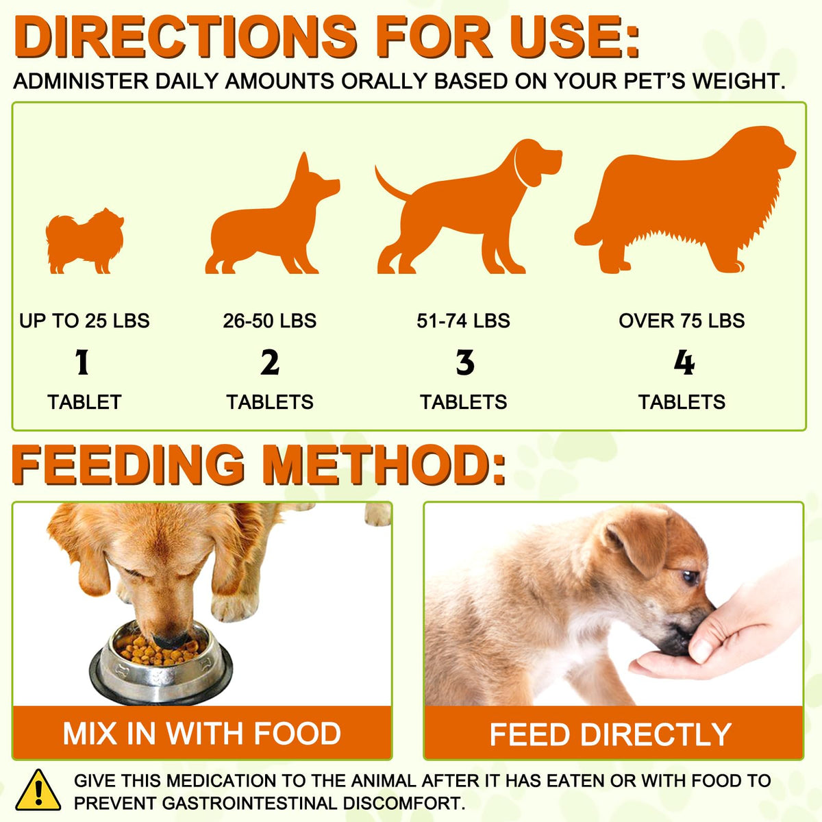 180 Count Turmeric Curcumin Tablets for Dogs W3897