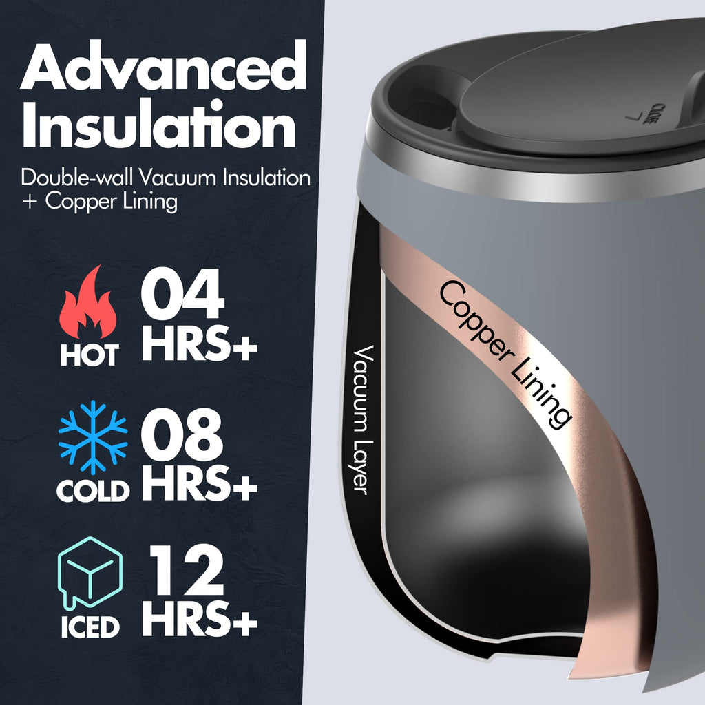 16 oz Insulated Stainless Steel Coffee Mug 2-Pack B944718