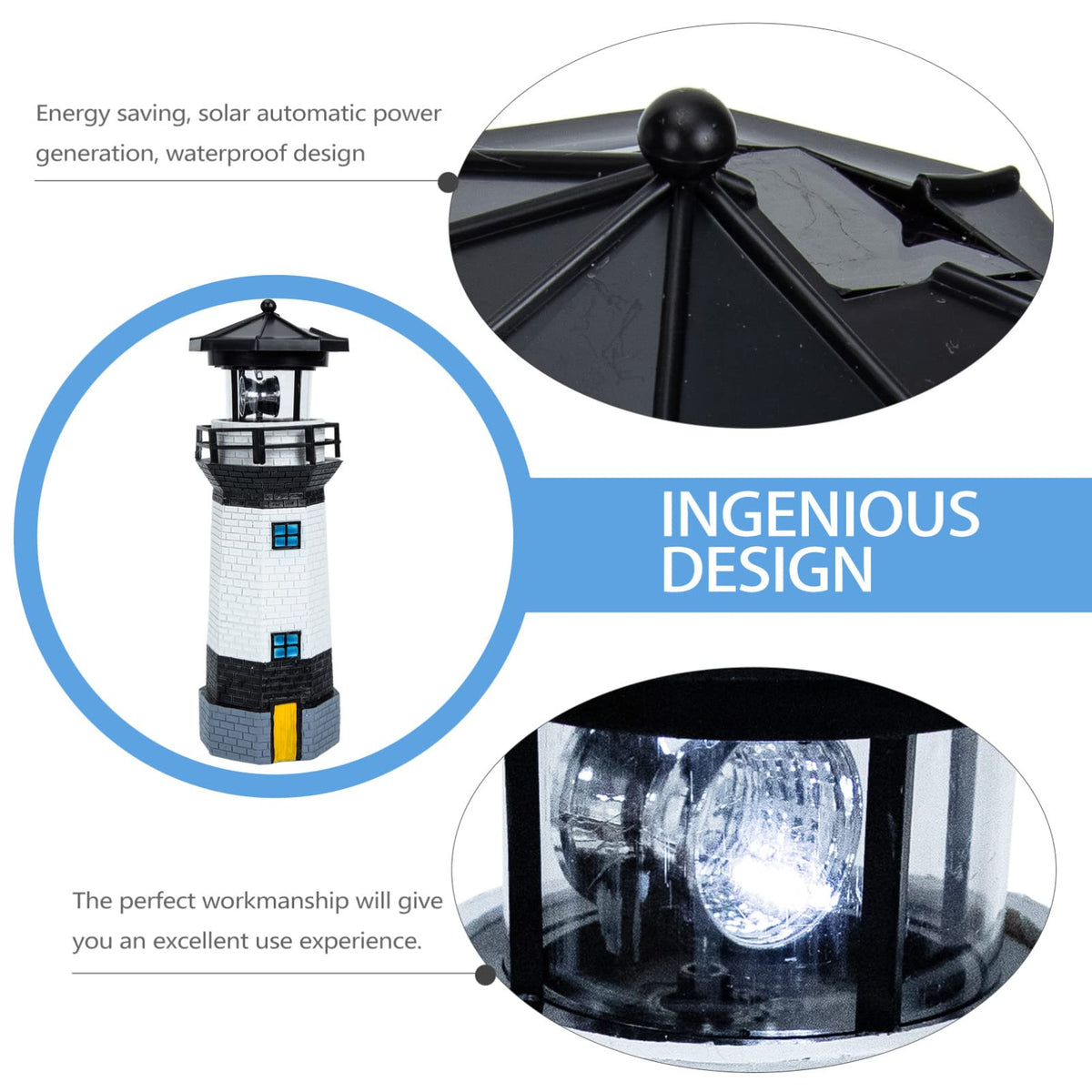Solar Powered Rotating Garden Statue G4213