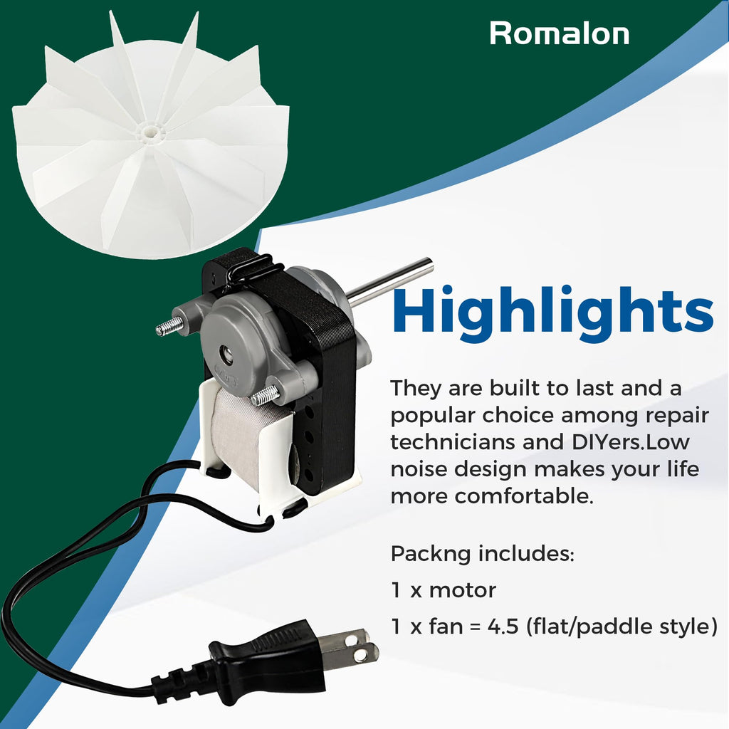 Bathroom Fan Motor Replacement Kit C111005
