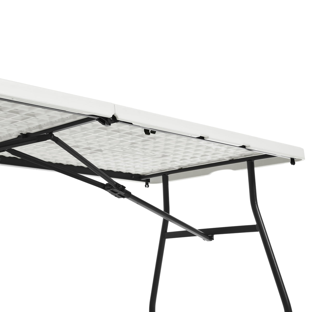 Heavy Duty Portable Folding Table, 6 ft, White P150851