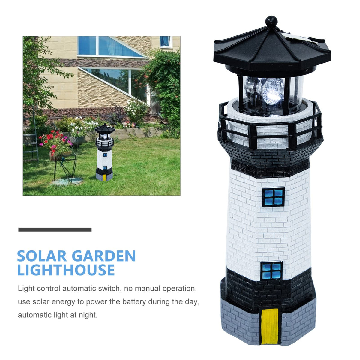 Solar Powered Rotating Garden Statue G4213