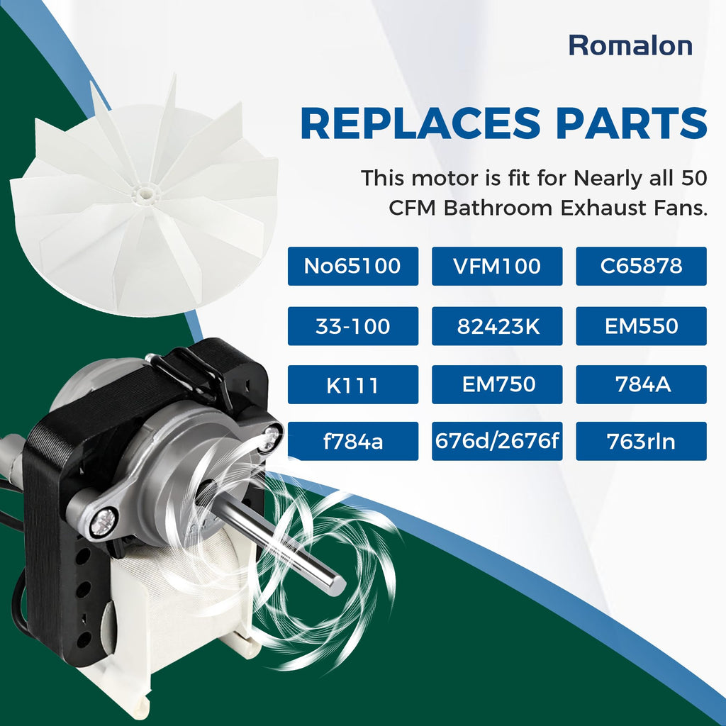 Bathroom Fan Motor Replacement Kit C111005