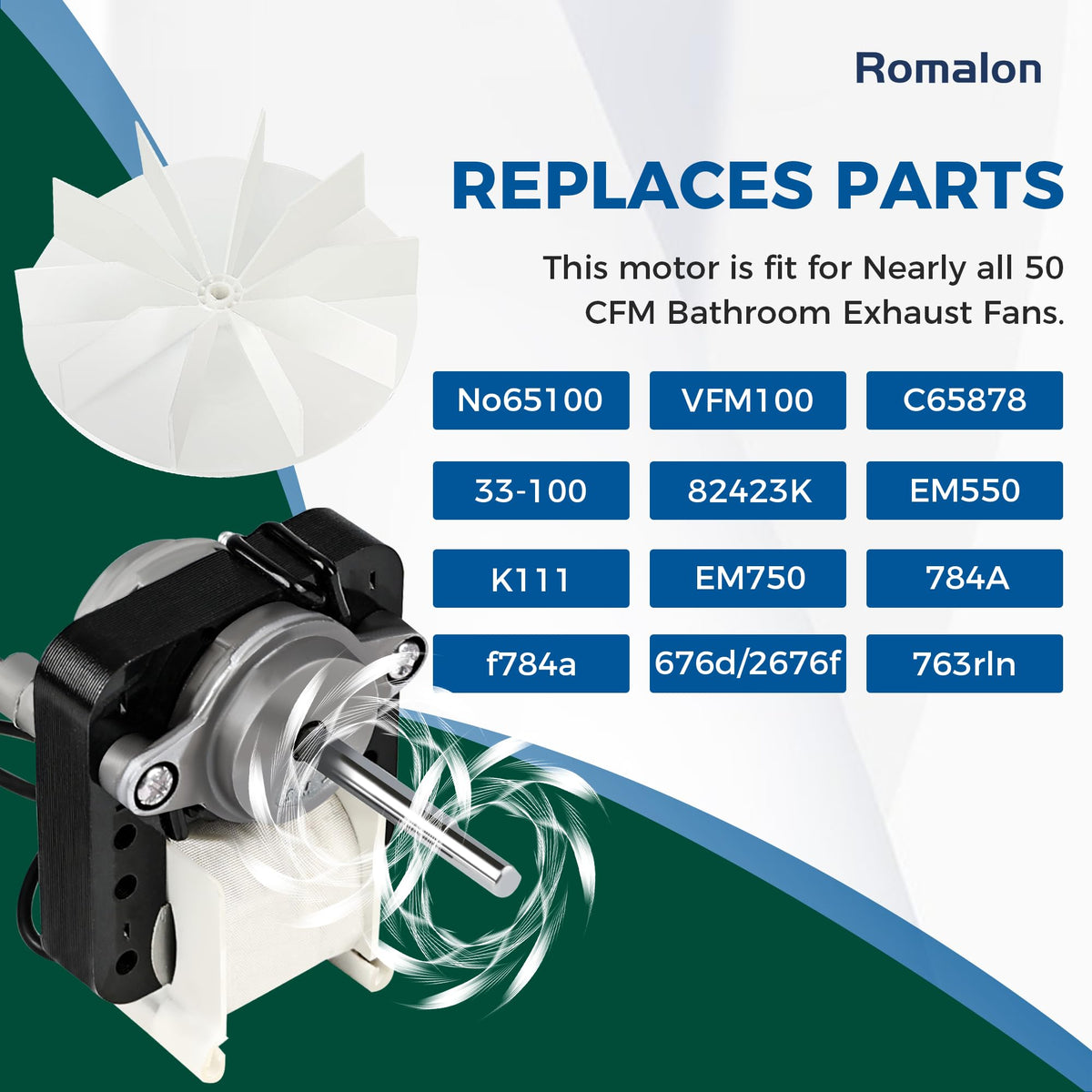 Bathroom Fan Motor Replacement Kit C111005