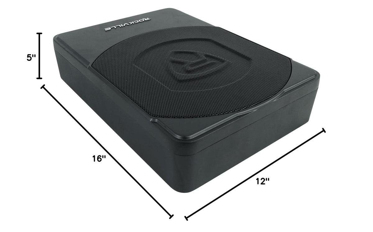 10" Slim Under-Seat Powered Car Subwoofer Y1169