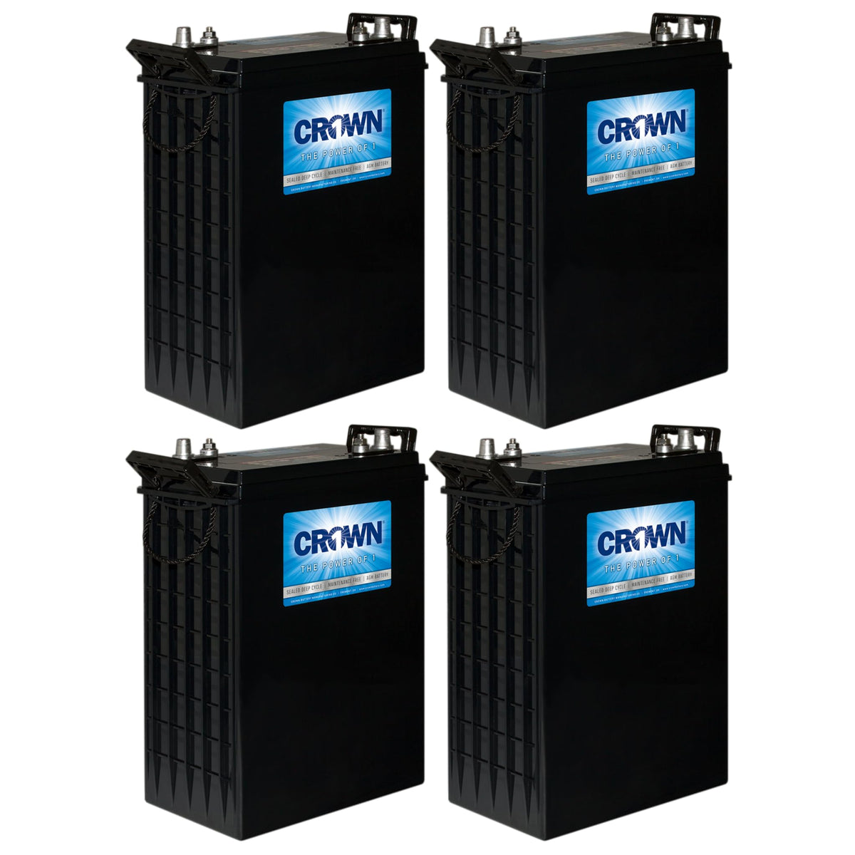 6V AGM Sealed Deep Cycle Battery 390Ah 4 Pack U716687