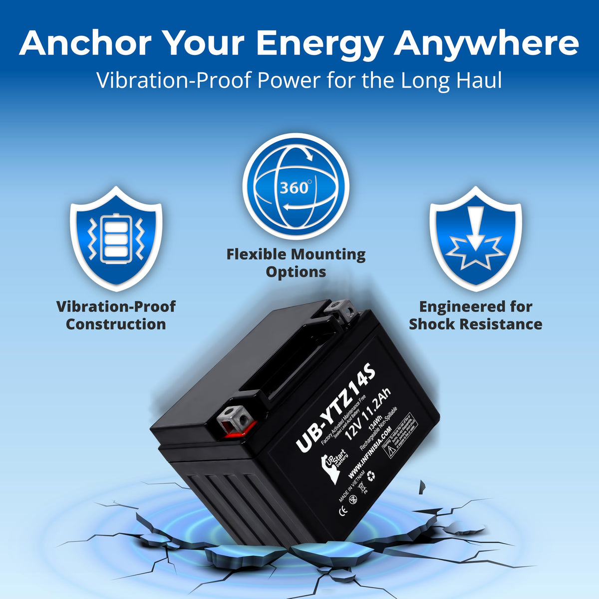 12V 11.2Ah Battery U2457