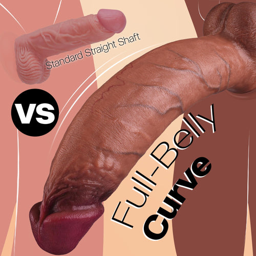 12 Inch Realistic Silicone Dildo L3455